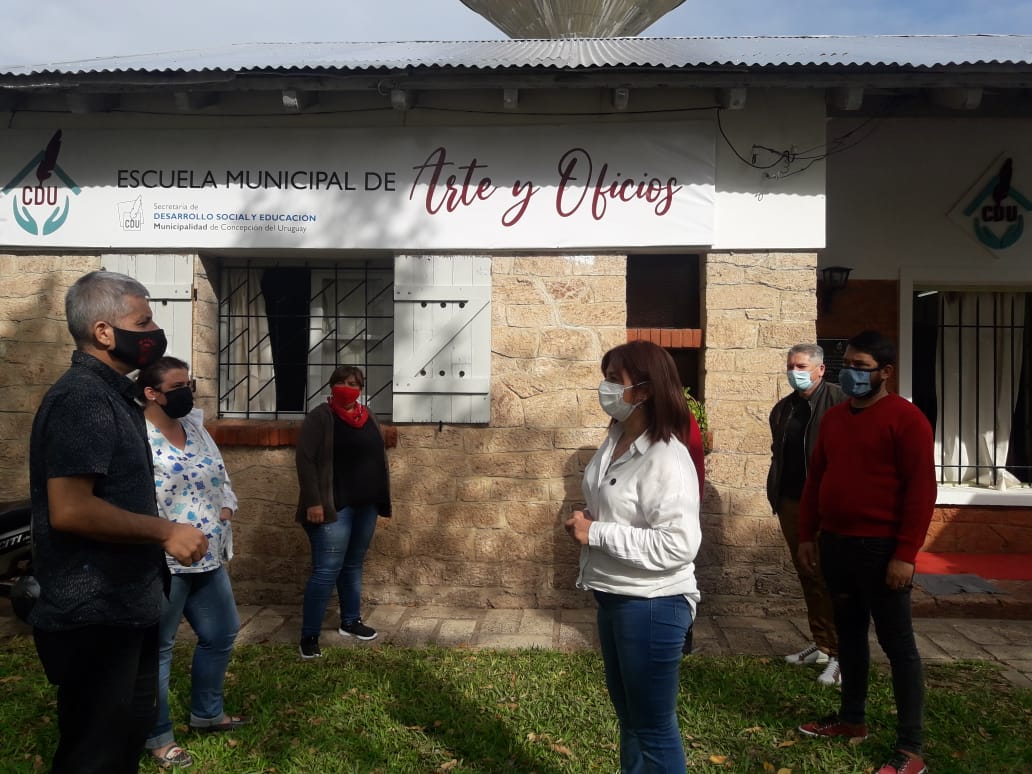 Dirigentes municipales visitaron la EMAO